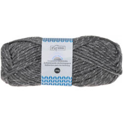 Neulelanka heijastava tumman harmaa Neulelanka heijastava tummanharmaa 100 g