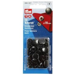 Painonapit - refill 10 kpl/ 1 pkt, halk. 15 mm