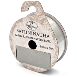 Satiininauha hopea 2cmx5m
