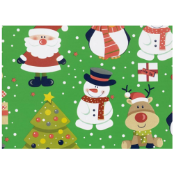 Lahjapaperi Joulupukki 50cmx5m