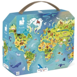 Janod Maailmankartta palapelisalkku