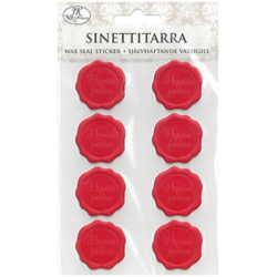 Sinettitarra Hyvaa joulua punainen