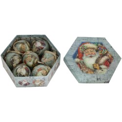 Joulukuusen pallo rasiassa 7 kpl