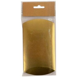 Lahjarasia 8x15cm, kulta, 3-pack