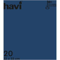 Havi lautasliina tummansininen 33x33 cm