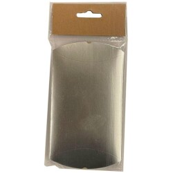 Lahjalaatikko 8x15cm hopea 3-pack