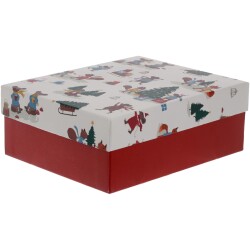 Lahjalaatikko 160x200x75mm joulukuosi