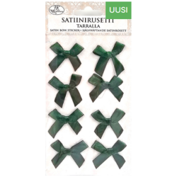 Satiinirusettitarra tummanvihrea