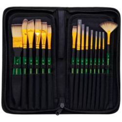 Sivellinlajitelma 15-osainen + kotelo