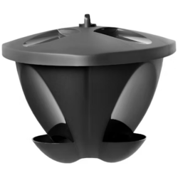 Birdie Lintulauta 4L 29cm kierratetty musta, Orthex