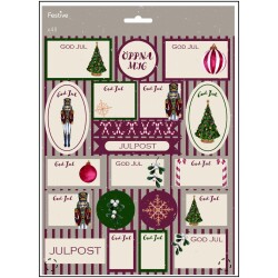 Joulupakettitarrat 40 kpl, ruotsinkieliset