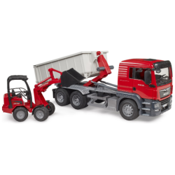 Bruder 3767 MAN TGS kuorma-auto ja Schaffer pienkuormaaja