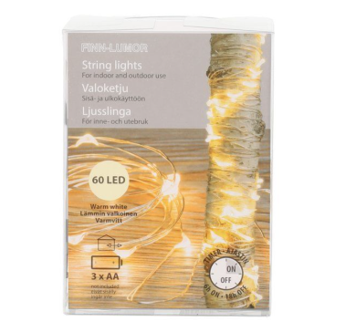 Valoketju Finn-lumor 60 led