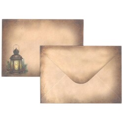 Kirjekuori C6 Nostalgia lyhty 10kpl