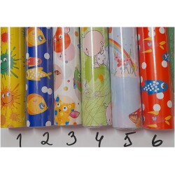 Lasten lahjapaperi 1mx3m Luna Park