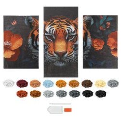 Timanttimaalaus, Triptyykki, Tiikeri