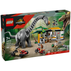 76973 LEGO Jurassic Raptorin ja Titanosauruksen jaljilla