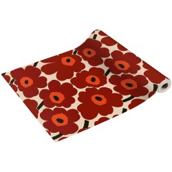 Marimekko kaitaliina Unikko punakerma 0,4x4,8m