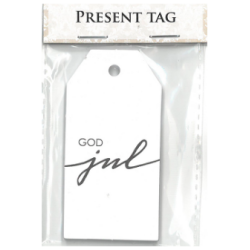 Present tag 5x8cm 10st