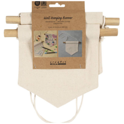 Seinabanneri 2 kpl/ 1 pkt, Teravakarkinen, Kork. 16,5 cm, Lev: 15 cm, 300 g, vaalea natural