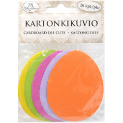 Kartonkikuvio muna varilaj.