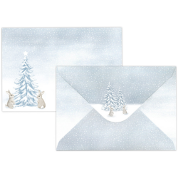 Kirjekuori C6 Joulumaisema 10kpl