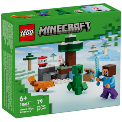 LEGO Minecraft Steven seikkailu Taiga-metsassa