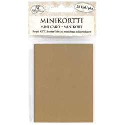 Minikortti uusioruskea 25kpl