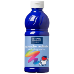 Lefranc & Bourgeois Education guassivari, 500 ml, kirkkaansininen