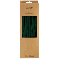 Askartelupunos 50 kpl/ 1 pkt, Pit. 30 cm, paksuus 6 mm, tummanvihrea