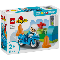 LEGO Duplo Sininen poliisimoottoripyora