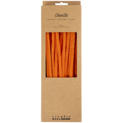 Askartelupunos 50 kpl/ 1 pkt, Pit. 30 cm, paksuus 6 mm, oranssi