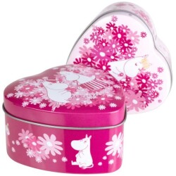 Muumi kukkasyda sydanpurkki