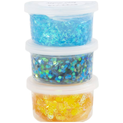 Sequin Clay 3x60 g/ 1 pkt, vihrea/sinisavyt