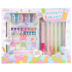 Hot Focus Vihko,geelikynat ja tarrat, nallekarkki