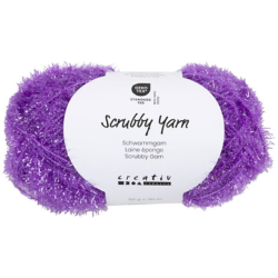 Scrubby Yarn 50g violetti 50 g/ 1 kera, Pit. 90 M, violetti