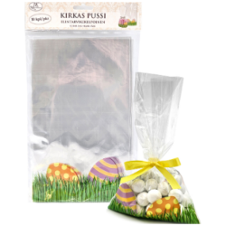 Kirkas pussi, elintarvikekelpoinen, 10kpl