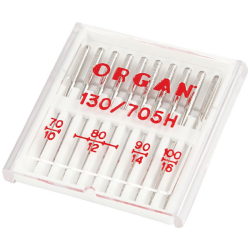 Ompelukoneen neulat 10 kpl/ 1 pkt, nro 70+80+90+100