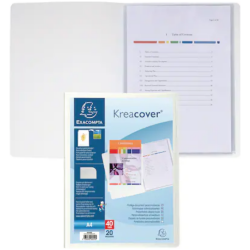 Exacompta esittelykansio A4 20-osainen valkoinen