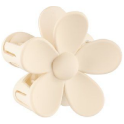 Mineas Kukka hiussolki luonnonvalkoinen