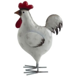 Kukko metallia 21 cm