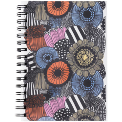 Kierremuistikirja Marimekko A5/100s Siirtolapuutarha