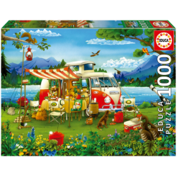 Educa 1000 Camping Holiday