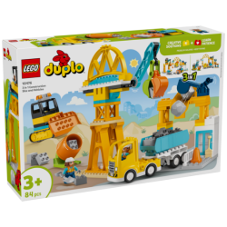 LEGO Duplo Rakennustyomaa ja tyomaa-ajoneuvot 3in1
