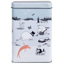 Rantaretki-kahvipurkki