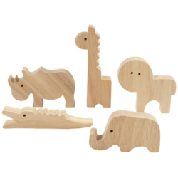 Puiset elaimet 10kpl/pkt 10 kpl/ 1 pkt, Safari, Kork. 3-14,5 cm, paksuus 2 cm