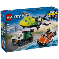 LEGO City Lentokone, huoltoauto ja ilmatyynyalus