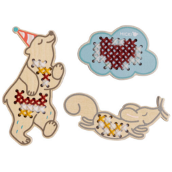 Micki Ristipisto, puuta