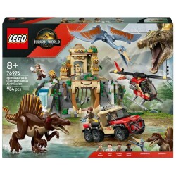 LEGO Jurassic World Spinosauruksen ja Quetzalcoatlusin pako lentaen 76976