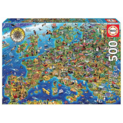 Educa 500 Crazy European Map